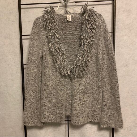 Angora Lambs Wool Super Soft Cardigan Sweater Women's Size M - Picture 1 of 8